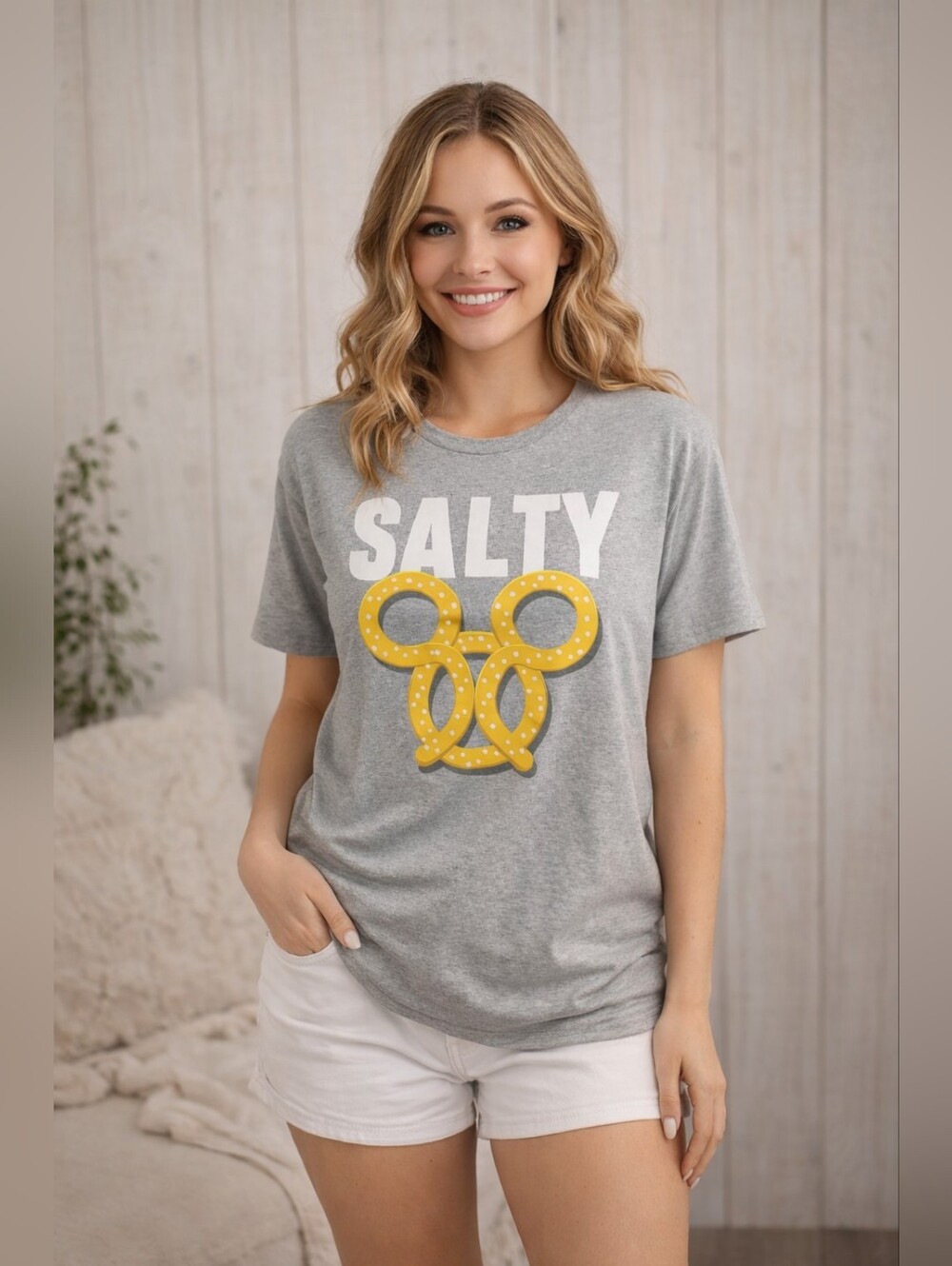 DISNEY PARKS Salty Mickey Pretzel T-Shirt